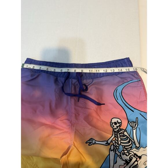 Chemistry Colorful Skeleton Swim Trunks SPF 50 - Size M (NWT) - Picture 3 of 8